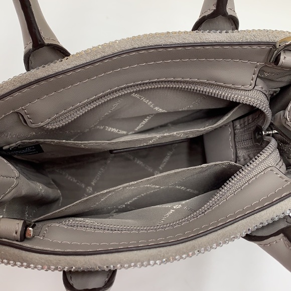 MICHAEL KORS MIRELLA XSMALL SHOPPER CROSSBODY PEARL GREY COLOR - Picture 13 of 16